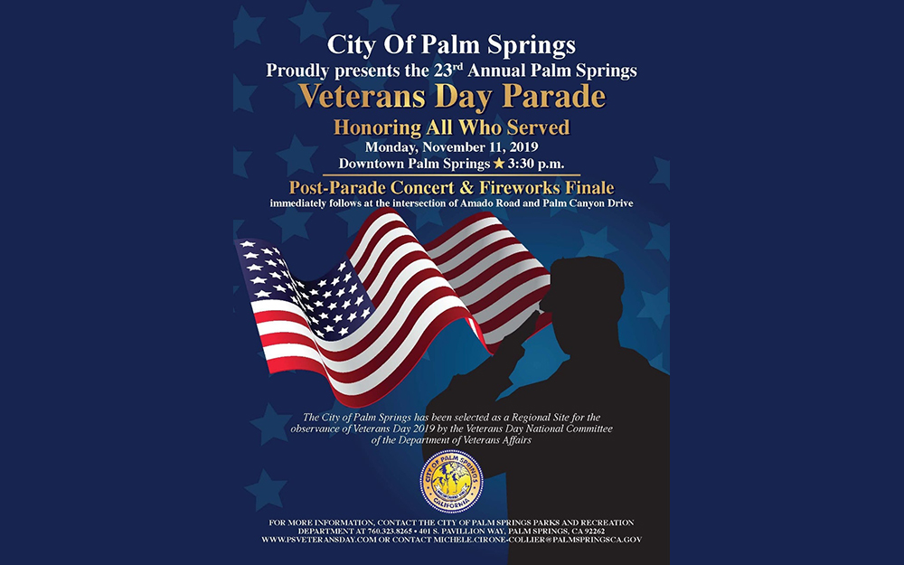 23rd Annual City of Palm Springs Veterans Day Parade Coachella Valley