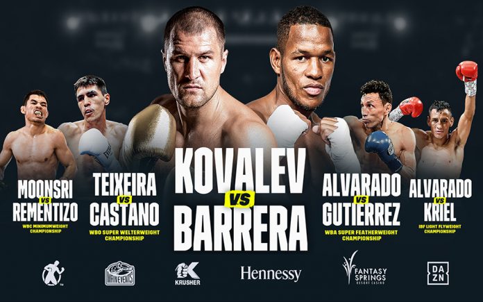 SERGEY THE KRUSHER KOVALEV RETURNS TO THE RING IN LOADED GOLDEN BOY BOXING CARD AT FANTASY SPRINGS ON APRIL 25th Coachella Valley Weekly image